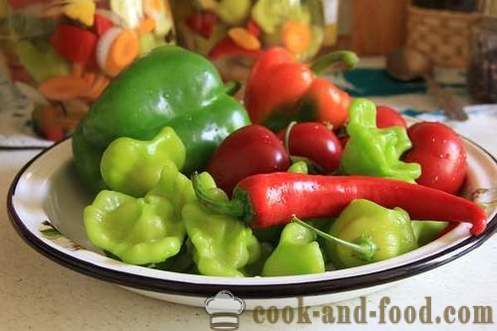 Assorted peppers - Step by step recipe