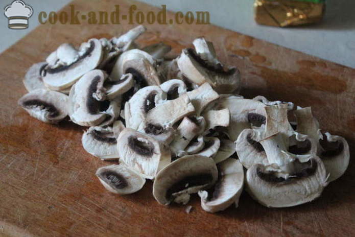 Mushroom soup with cheese - how to cook cheese soup with mushrooms right quick tasty, with a step by step recipe photos