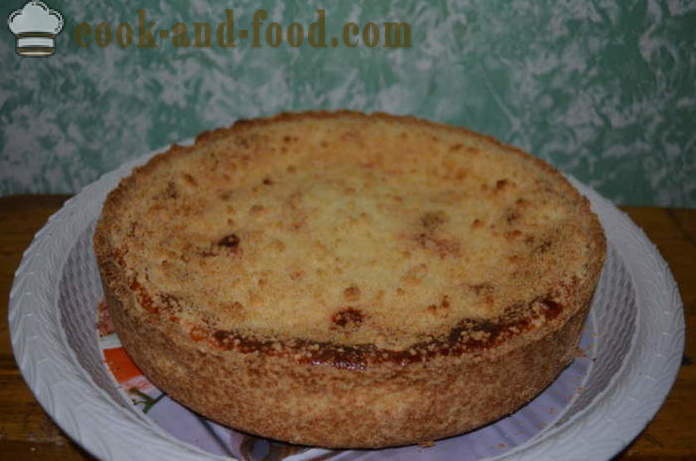 Tsar cheesecake with cream cheese in the oven - how to cook a pie dough with cheese, a step by step recipe photos