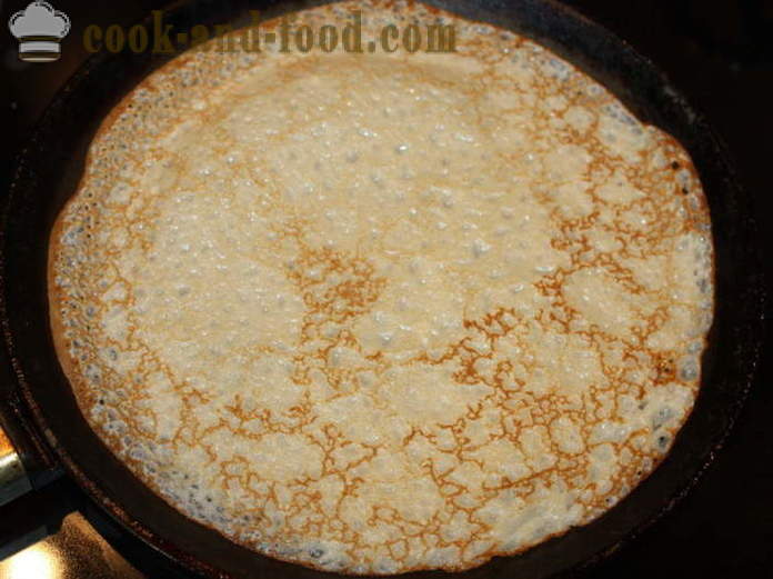 Almond crepes with holes - how to bake pancakes thin with holes, a step by step recipe photos