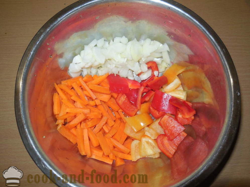 Braised potatoes with meat and vegetables - how to cook a stew of potatoes with meat in multivarka, step by step recipe photos