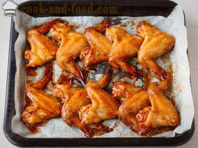 Chicken wings in soy sauce with crispy crust