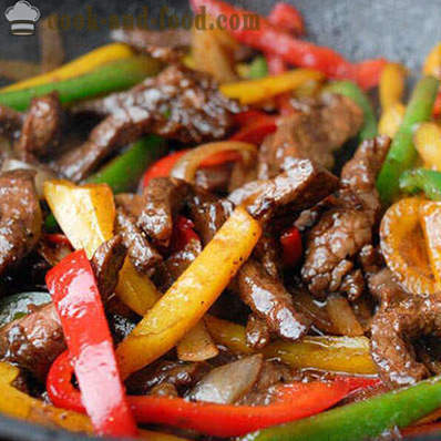 Roast beef with pepper - quick and easy recipe