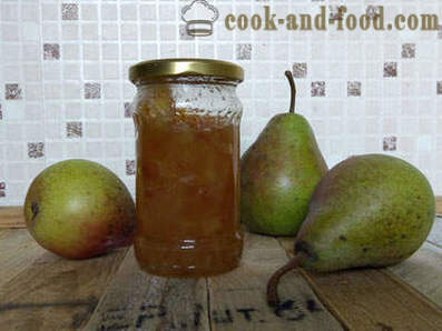 Recipe jam of pears