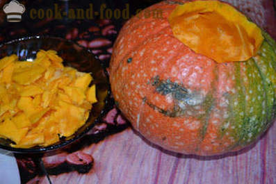 How to bake in the oven in a pumpkin porridge - a step by step recipe