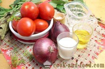 Recipe preform of tomato and onion