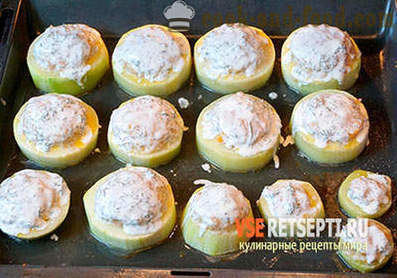 Stuffed zucchini in the oven