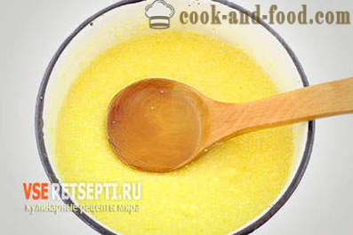Recipe corn porridge on the water