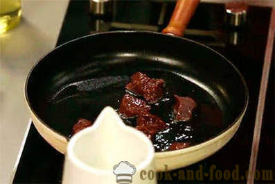 Beef liver with onions and mushrooms recipe
