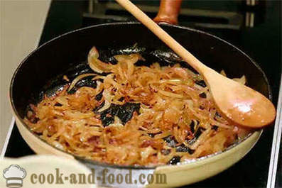 Beef liver with onions and mushrooms recipe