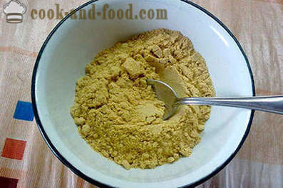 The recipe of mustard powder
