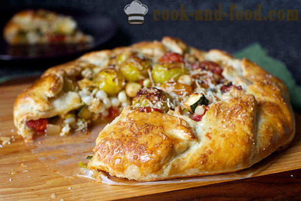Biscuit with vegetables - French Open pie
