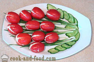 Celebratory composition Tomato - tulips