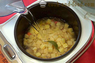 How to cook potato soup in multivarka