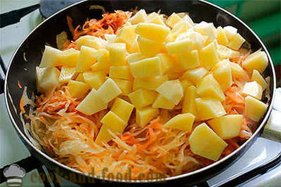 Braised cabbage with potatoes