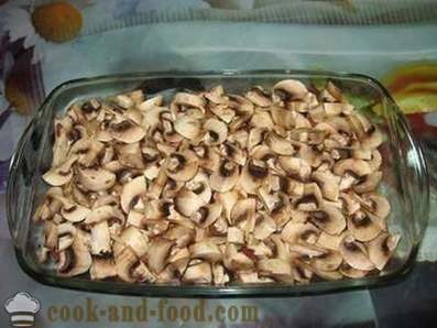 Chicken casserole with mushrooms