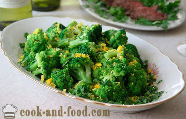 Simple recipe broccoli with egg oil