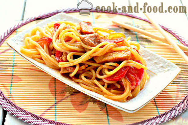 Spaghetti with meat - How to cook pasta with meat