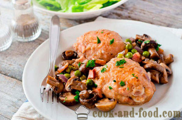Chicken with mushrooms - How to cook chicken with mushrooms