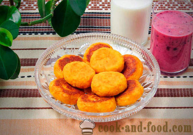 Cutlets of carrot - the most delicious recipe