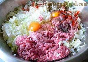 Cutlets with cabbage