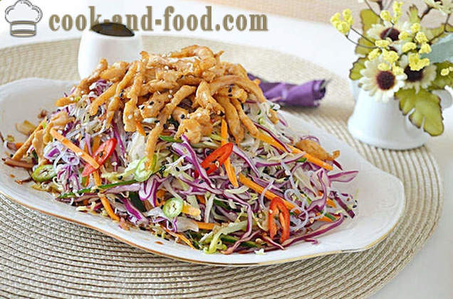 Peking salad with Funchoza