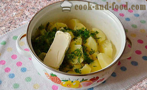 Knysh cakes with potatoes