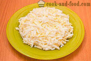Crab salad with rice and corn