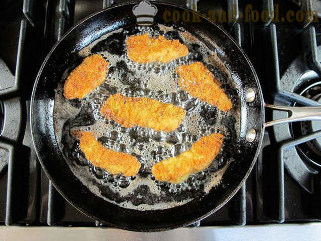 Crispy chicken nuggets - recipe with photos