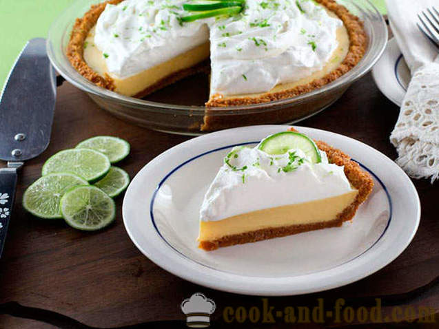 Cake with lime filling