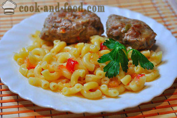Pasta with meatballs - a detailed recipe