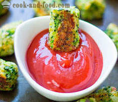 Cutlets with broccoli in oven