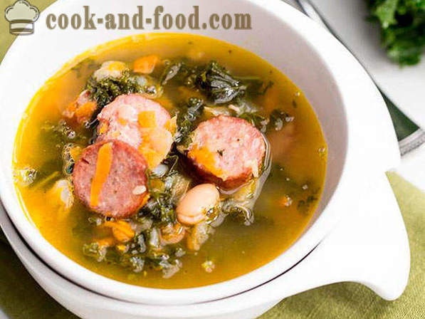 Soup with sausage