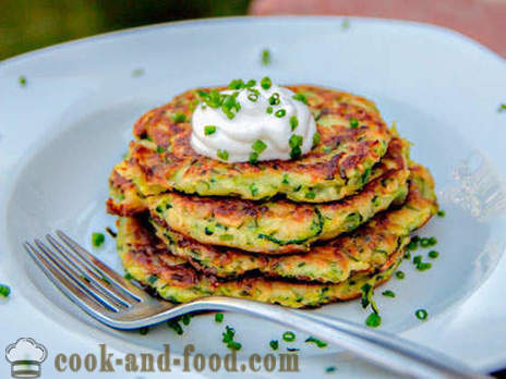 How to bake a delicious fritters of zucchini