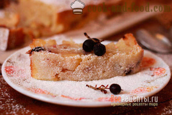 Sweet semolina cake - the recipe with a photo