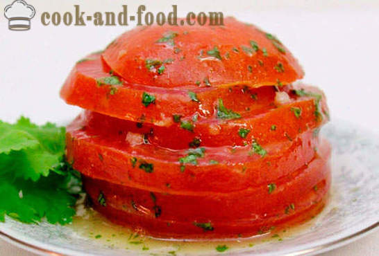 Spicy appetizer of tomatoes