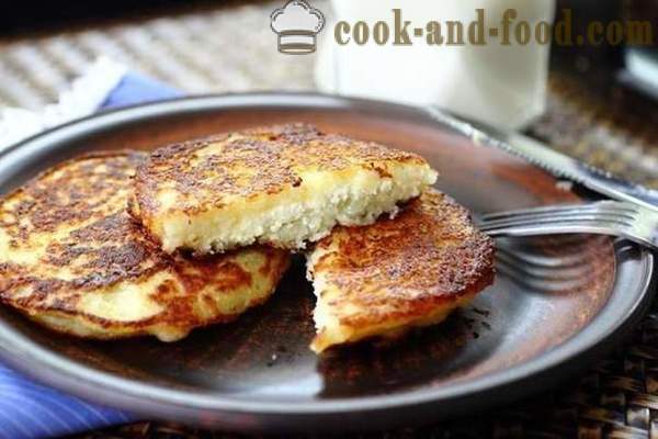 Potato pancakes with curd
