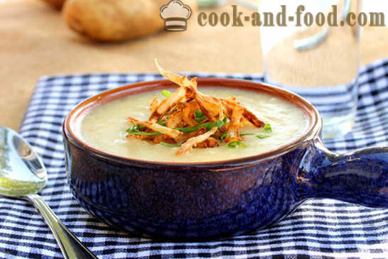 Potato soup with garlic