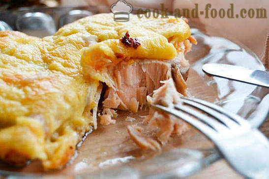 Pink salmon and cheese recipe