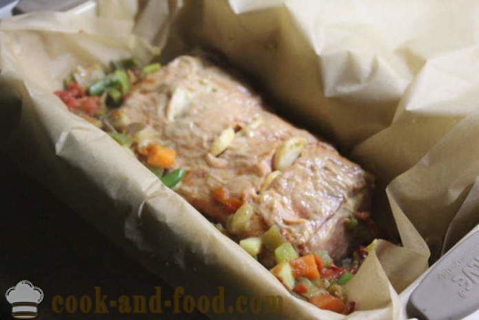 Pork in the oven, baked with mushrooms and vegetables - how to bake delicious brisket in the oven, the recipe with a photo poshagovіy