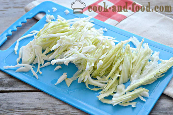 Fresh cabbage soup with meat and rice - how to cook meat soup, a step by step recipe photos