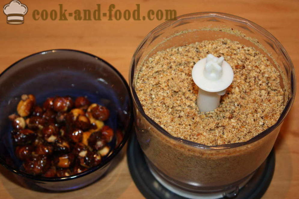 Homemade nut praline cake and desserts - how to make pralines at home, step by step recipe photos