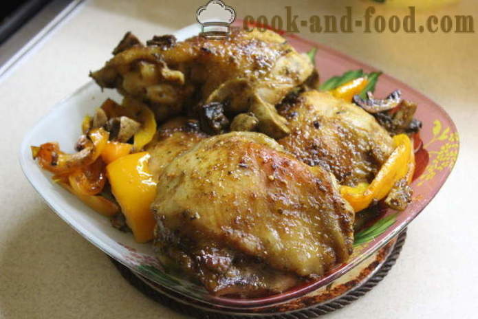 Chicken in teriyaki sauce in the oven - how to cook the chicken teriyaki, a step by step recipe photos
