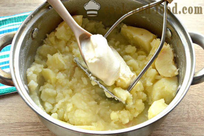 Potatoes mashed with sour cream - how to cook mashed potatoes, a step by step recipe photos