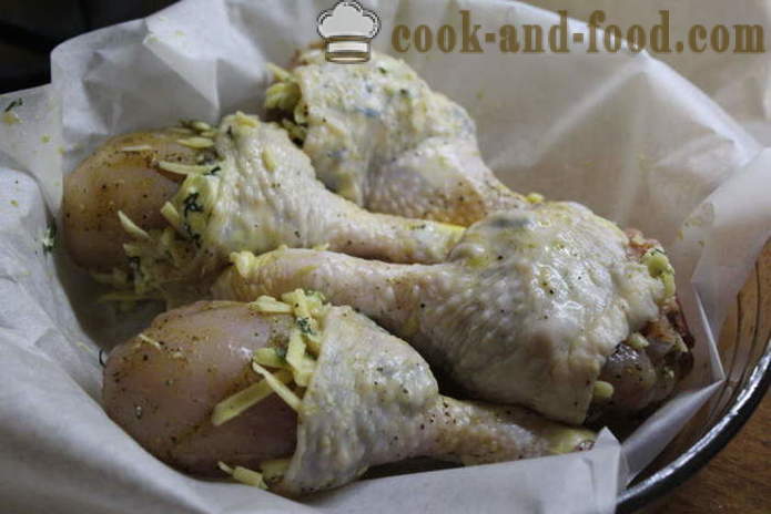 Stuffed chicken drumstick in the oven - how to cook a delicious chicken drumsticks, a step by step recipe photos