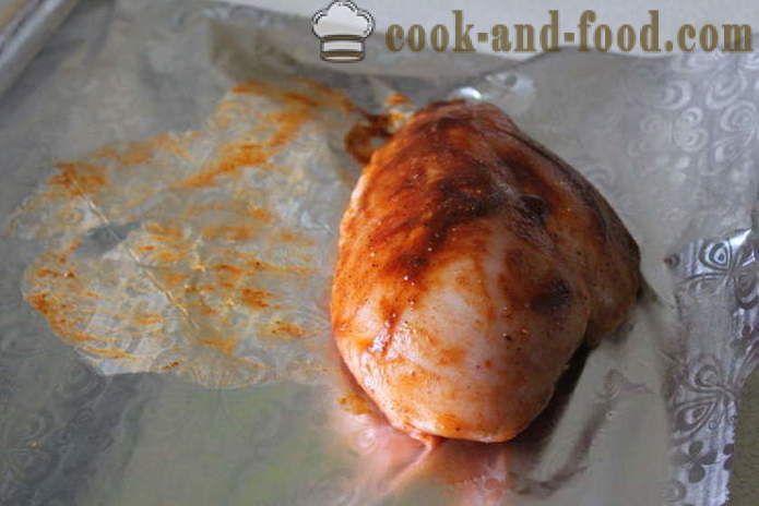 Home pastrami chicken breast in foil - how to make a pastrami chicken in the oven, with a step by step recipe photos