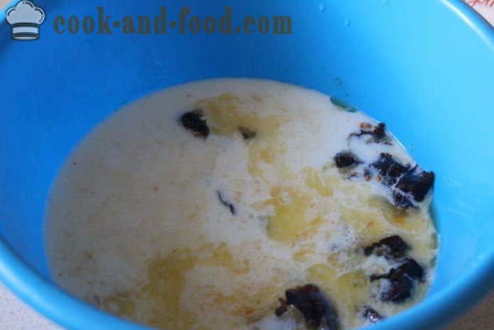 Dietary cake with dates from corn flour - how to bake a cake with milk and corn flour, with a step by step recipe photos