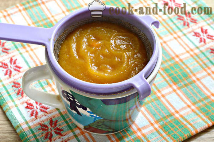 Best Pumpkin puree for feeding - how to make vegetable puree for infants, a step by step recipe photos