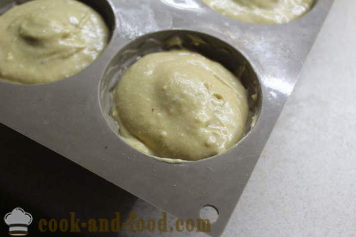 Coffee and muffins in the oven honey - how to bake cakes with kefir in silicone molds, a step by step recipe photos