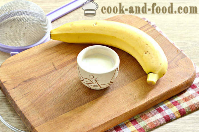 Mashed bananas in a blender for infants - how to cook mashed banana to lure, a step by step recipe photos